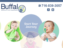 Tablet Screenshot of buffaloivf.com